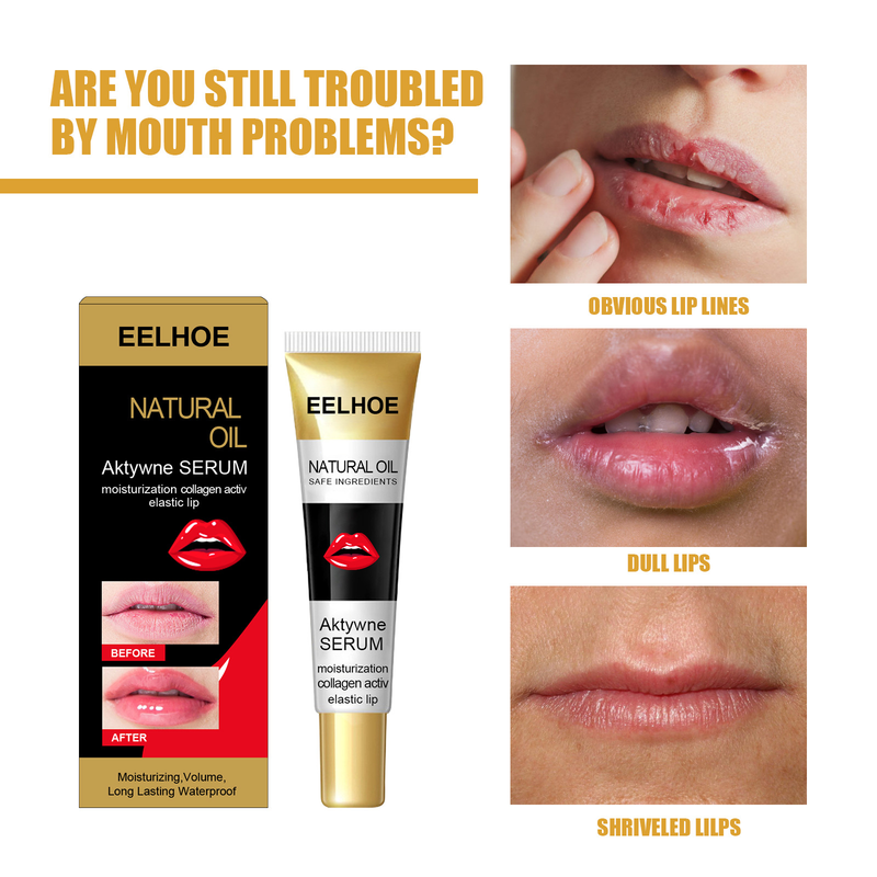 oil Beautiful lip removes lip wrinkles, moisturizes, moisturizes dry cracks, replenishes water, removes dead skin, and_voghion.com