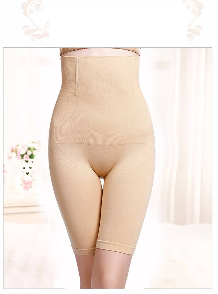 Women's postpartum high-waisted boxers corset hip lift body Shapewear women's plus-size panties_voghion.com