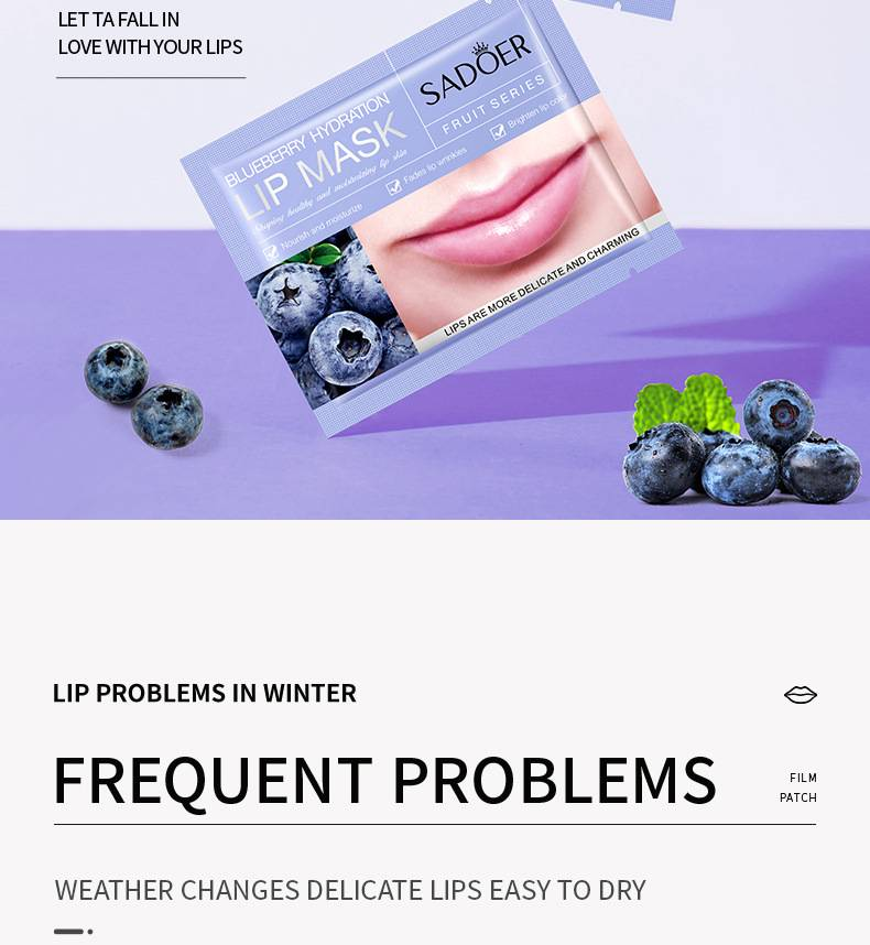 Mascarilla labial de planta y fruta para atenuar la huella labial_voghion.com