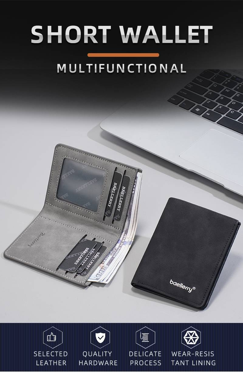 New Anti-magnetism Card Holder, Zero Wallet, Fashionable And Simple Imitation Leather Wallet - Casual Style, Fashionable Accessories_voghion.com