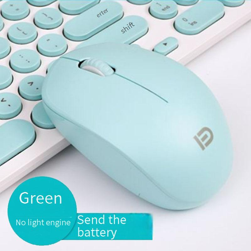 Fude I210 Wireless Silent Mouse - Mini Ergonomic Design, Smooth Gliding, 3 Adjustable DPI (1000/1600/2400), Plug & Play For Laptop/PC_voghion.com