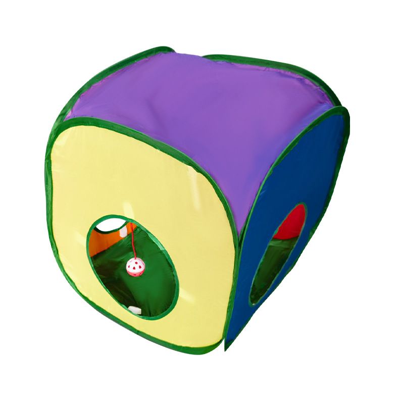 Nuovo tunnel pieghevole per gatti con secchio per trapano giocattolo intelligente combinato per animali domestici_voghion.com