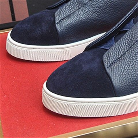 New Style Bangjia Ni Oxford Slip-On Suede Lazy Shoes Men's Casual Leather Loafers_voghion.com