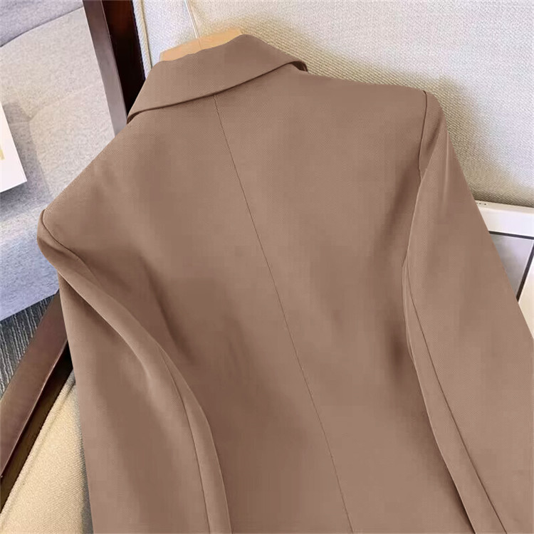 Women's Clothing Black high end Internet celebrity spring and autumn new style small casual versatile celebrity retro top small suit jacket_voghion.com