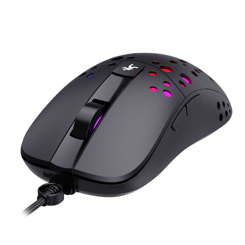 Lach RGB Glow Makro Programméierung Spillmaus 6-Knäppercher fir Luuchten auszeschalten Verschidde verkabelt Mausen_voghion.com