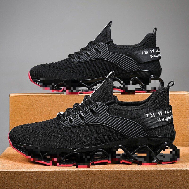 Unschlagbare Qualität Blade Atmungsaktiv Laufen Casual Sport Vielseitig Große Trendy Herren Mesh Schuhe_voghion.com