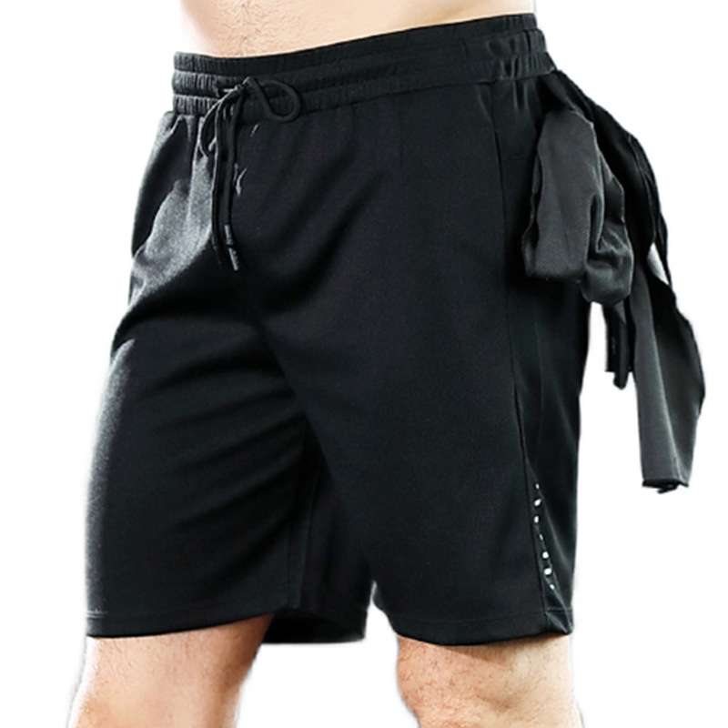 Ανδρικό διχτυωτό, χαλαρό, αναπνεύσιμο, παντελόνι για τρέξιμο, ιδρωμένο σε εξωτερικούς χώρους, σορτς προπόνησης μπάσκετ, καλοκαίρι_voghion.com