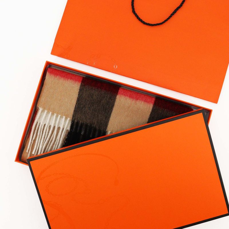 Luxury High-End Gift Box Without Scarf, Suitable For Wool Scarves Large Shawls, Giftable, Fashionable And Elegant_voghion.com
