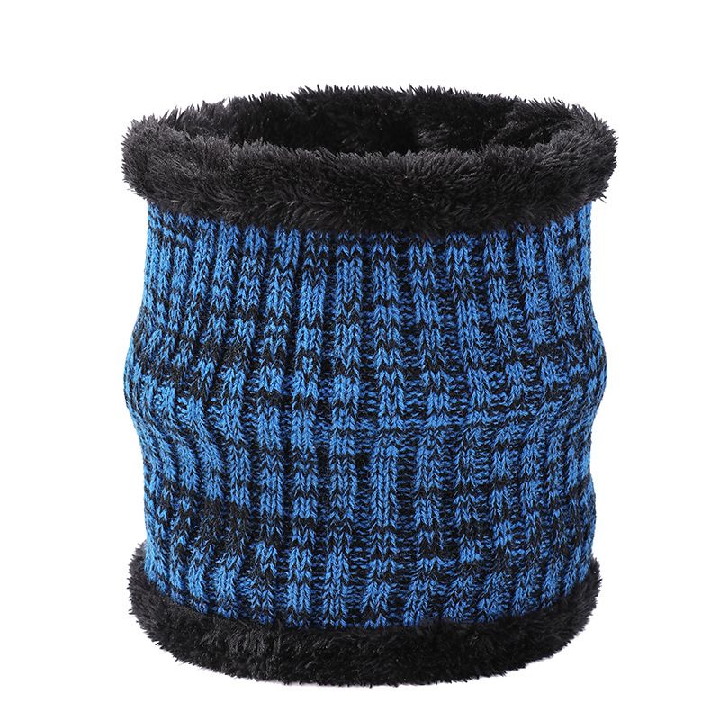 Set sciarpa, cappello e guanti per bambini Cappello per bambini Set guanti con bavaglino Sciarpa di lana lavorata a maglia per bambini autunno e inverno caldo cappello lavorato a maglia_voghion.com