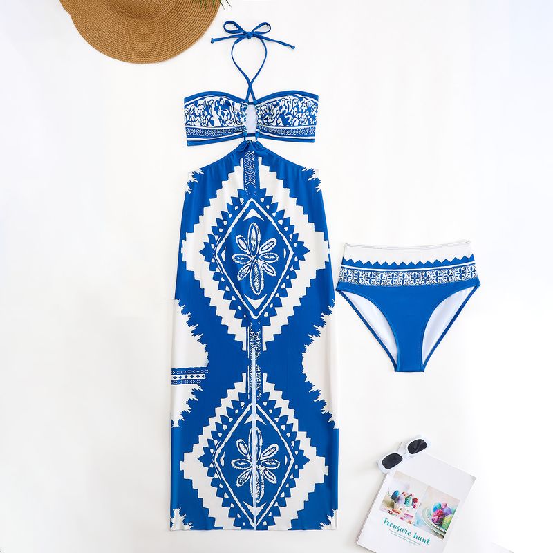 Odzież damska Split Women's Swimsuit Vacation Bikini Swimsuit_voghion.com