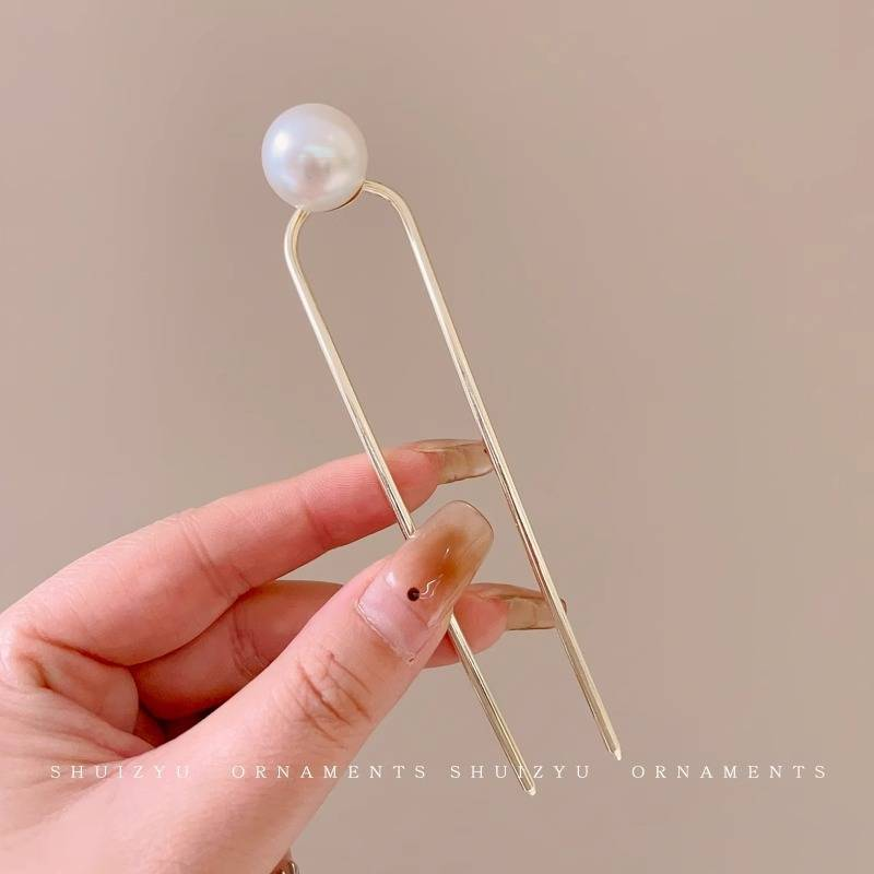 Kadınlar Kızlar İçin Basit U Şeklinde Saç Tokaları Tokalar Saç Çubukları Gelin Saç Şekillendirme Aksesuarları Metal Tokalar Tokalar_voghion.com