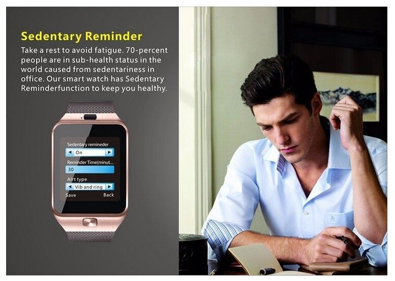 DZ09 Smart Watch With SIM Card Slot, Bluetooth, Touch Screen, Camera, Step Counter, Multi-Language Support For Men Women Kids_voghion.com