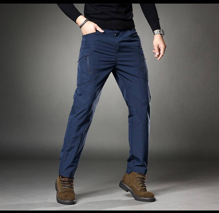 European Men's Overalls With Multiple Pockets, Outdoor Leisure All-round Men's Pants, The Daily Choice Of European Outdoor Enthusiasts_voghion.com