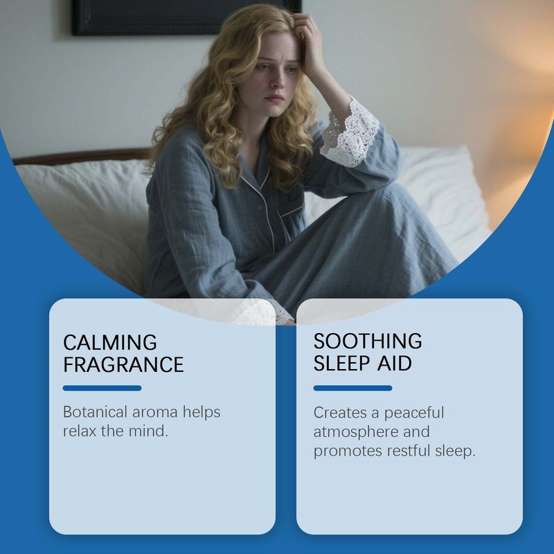 Crema de hierbas Ximonth Relajación a la hora de dormir Esencia vegetal Fragancia Cuidado diario Confort nocturno Sueño_voghion.com