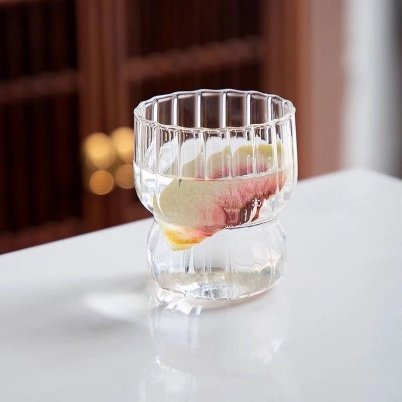 Hjemmemøbler Ins Style Kaffekopp Lubne glasskopp Høytemperaturbestandig Vannkopp Frokost Melkekopp Lattekopp Nisje Ice Beauty_voghion.com