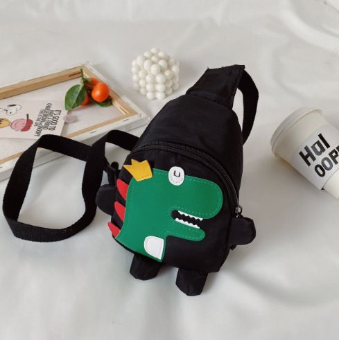 Cartoon Dinosaurier Kinder Brust süße Mädchen Rucksack Jungen Baby Diagonal Straddle Tasche_voghion.com