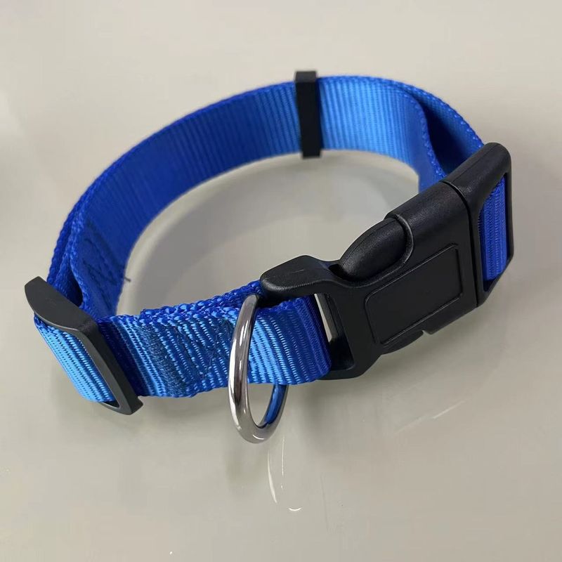 Forniture di alta qualità in nylon semplice, collare, copricollo, guinzaglio per animali domestici, catena per cani_voghion.com