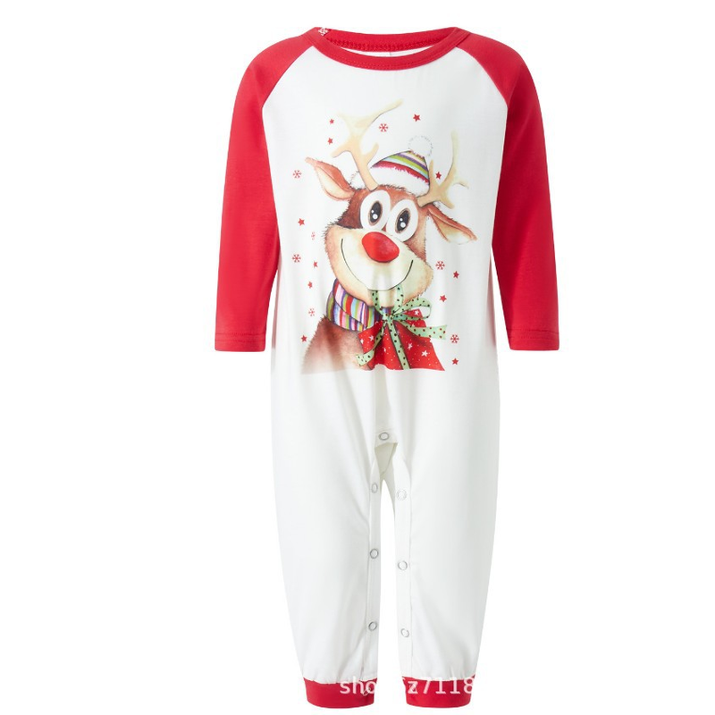 Parent-child clothing, family clothing, family of three, four,autumn clothing, Christmas set, pajamas, home clothes_voghion.com