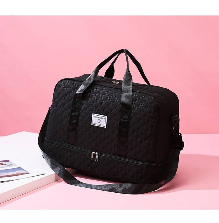 Designer fashion luggage Men's short-distance portable travel bag Women's multi-functional dry wet separation waterproof sports fitness bag_voghion.com