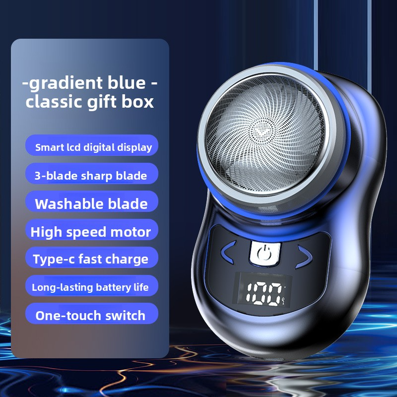 3D Rotary Electric Shaver For Men - Ultra-Quiet Under 36dB, Waterproof, USB Rechargeable, 60+ Mins Runtime, Floating Blades For Smooth Shaving_voghion.com