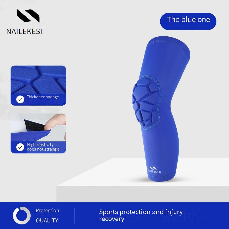 Breathable Kids Knee Pads For Basketball & Soccer, Lightweight Lycra Protective Gear With Honeycomb Padding, Non-Slip Design_voghion.com
