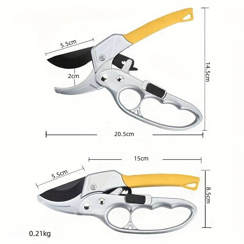 Heavy Duty Garden Pruning Shears - Professional Branch Cutter For Trees, Shrubs & Plants, Ergonomic Design For Effortless Trimming_voghion.com
