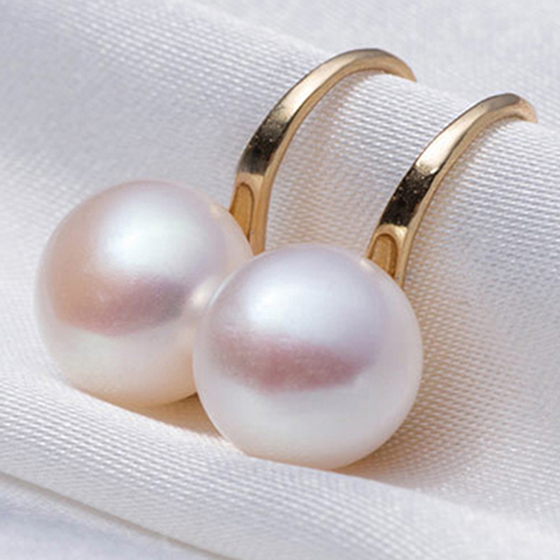 Haken-Ohrringe, elegant, einfach zu kombinieren, kompakter Perlenschmuck für Damen zum Einkaufen und Dating_voghion.com