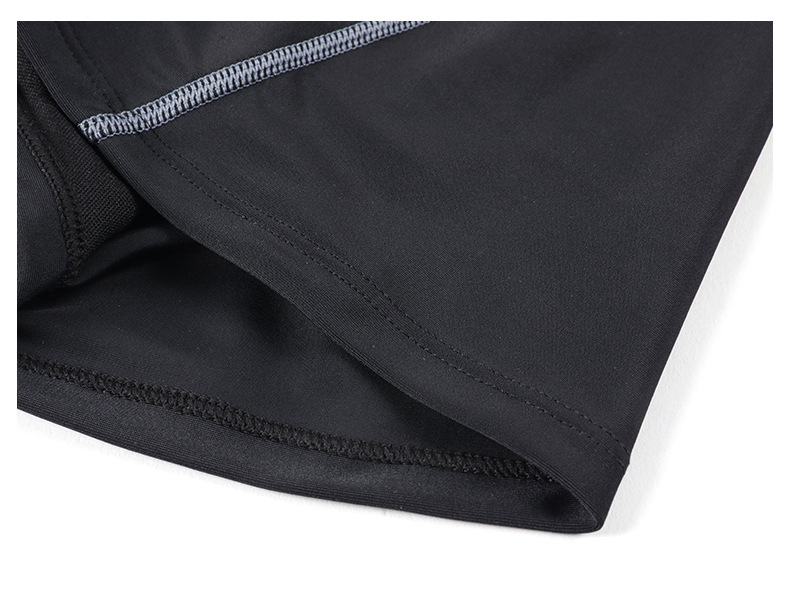 Plus size men's swimming trunks conservative boxer briefs 260 pounds hot spring waist tie elastic comfortable swimming trunks_voghion.com