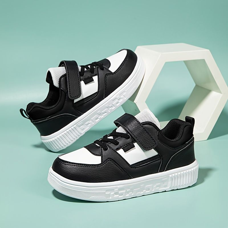 Lässige Low-Top-Skateboardschuhe für Jungen, bequeme, rutschfeste Sneakers für alle Jahreszeiten_voghion.com