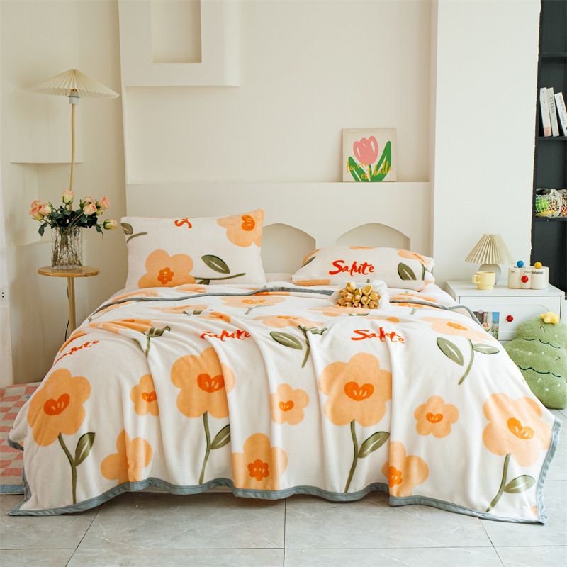 All-Season Coral Fleece Lap Blanket – Lightweight Air-Conditioning Cover For Office, Travel & Camping, Machine-Washable Gift_voghion.com