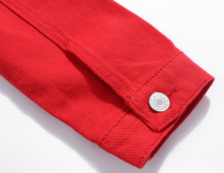 Nuova giacca di jeans da donna primavera e autunno 2022 giacca di jeans corta casual da donna versione coreana giacca di colore solido_voghion.com