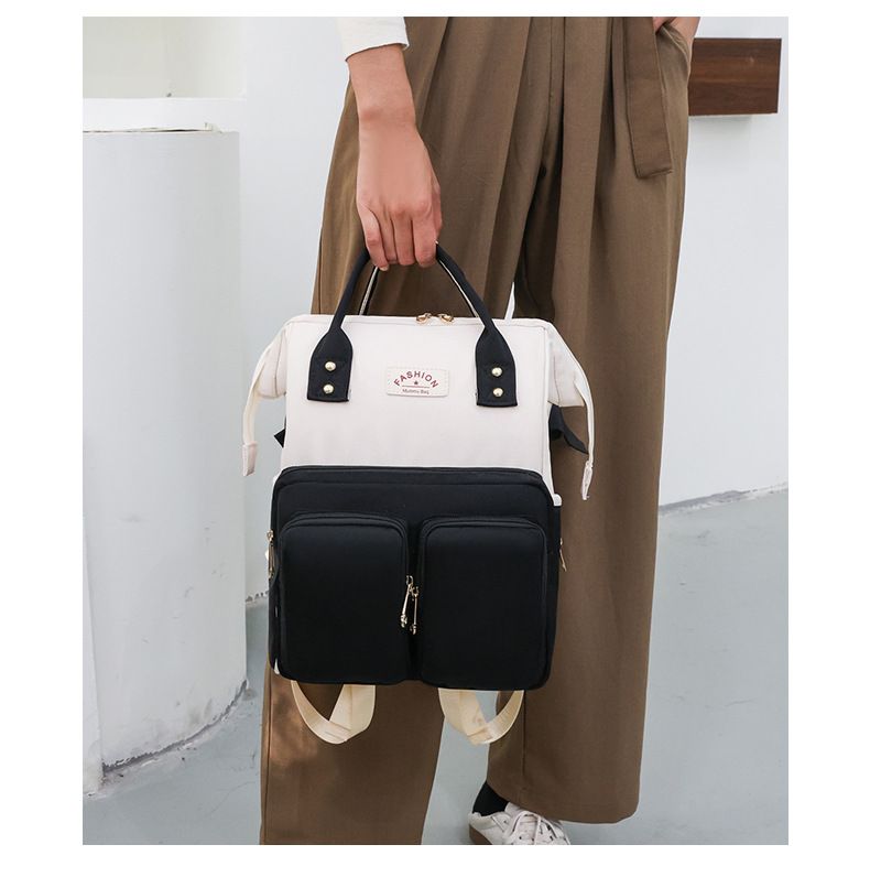 Multifunktionale, tragbare Mama-Tasche für Mütter, vielseitig einsetzbar, große Kapazität, wasserdicht, Mama-Tasche zum Tragen des Babys auf Reisen_voghion.com