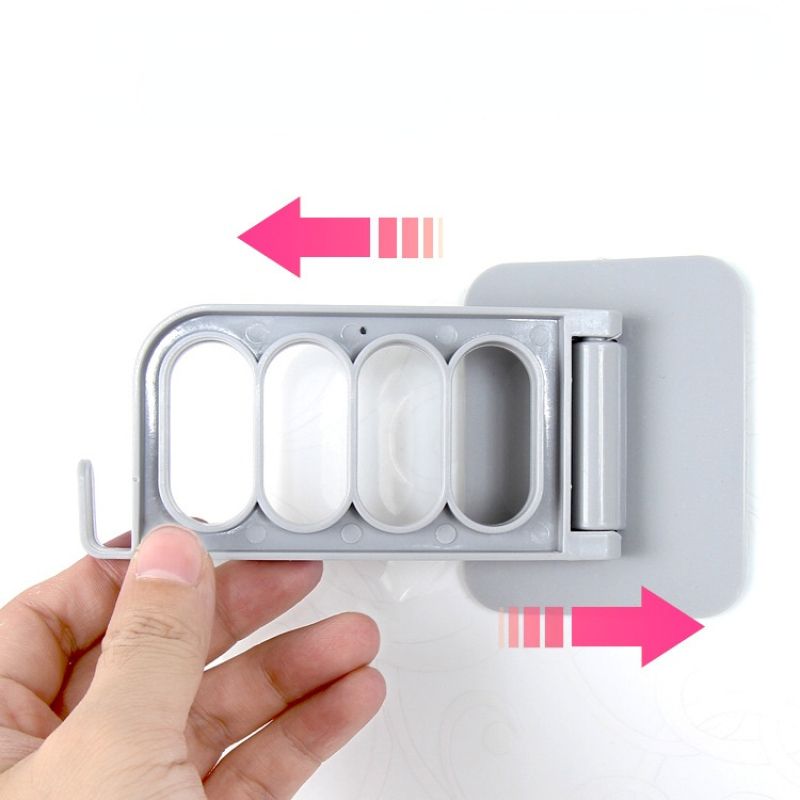 2pcs Bedroom Wardrobe Punch Free Hanger Storage Rack Clothes Shirt Hook Cabinet Hanger Key Bathroom Dormitory Shelf Drying Rack Set_voghion.com