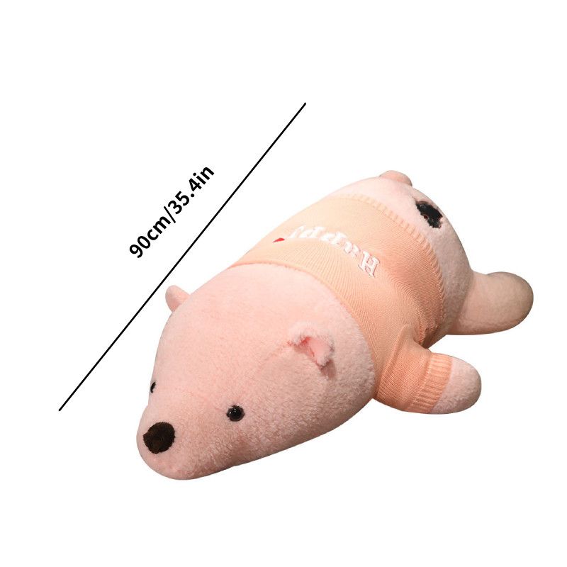 Large Polar Cozy Plush Bear Stuffed Animal Cuddle Buddy For Sleep And Comforting_voghion.com