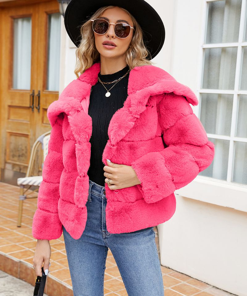 Frauen Kleidung pelzmantel herbst und winter Künstliche Pelz_voghion.com