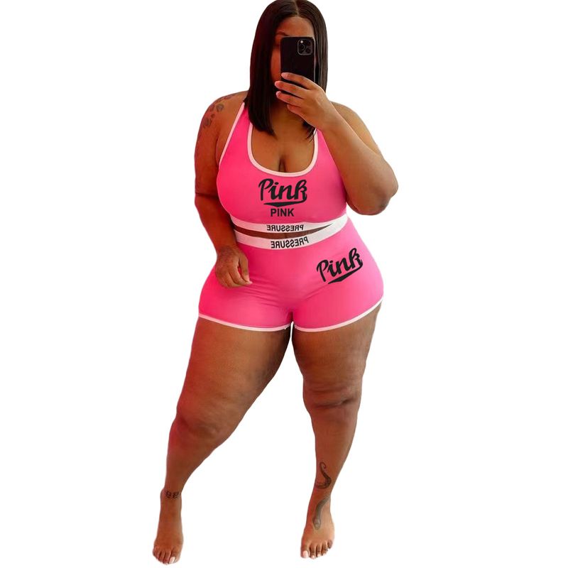 Women's Clothing Independent Station Fashion Casual Sexy Letter Print Swimsuit Two-piece Set_voghion.com