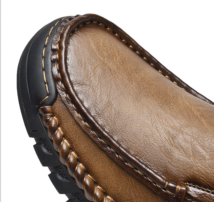 Heißverkaufte Lederschuhe für Herren, übergroße Outdoor-Herrenschuhe aus echtem Leder, lässige Lederschuhe, Wanderschuhe_voghion.com