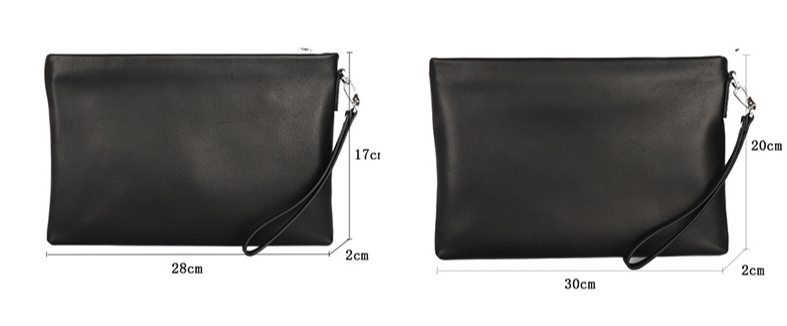Men's ClutchBag Wrist Bag Men's Handbag Leather Men's Bag Business Casual Fashion Clutch Bag Top Layer Sheepskin Soft Leather Clutch Bag_voghion.com