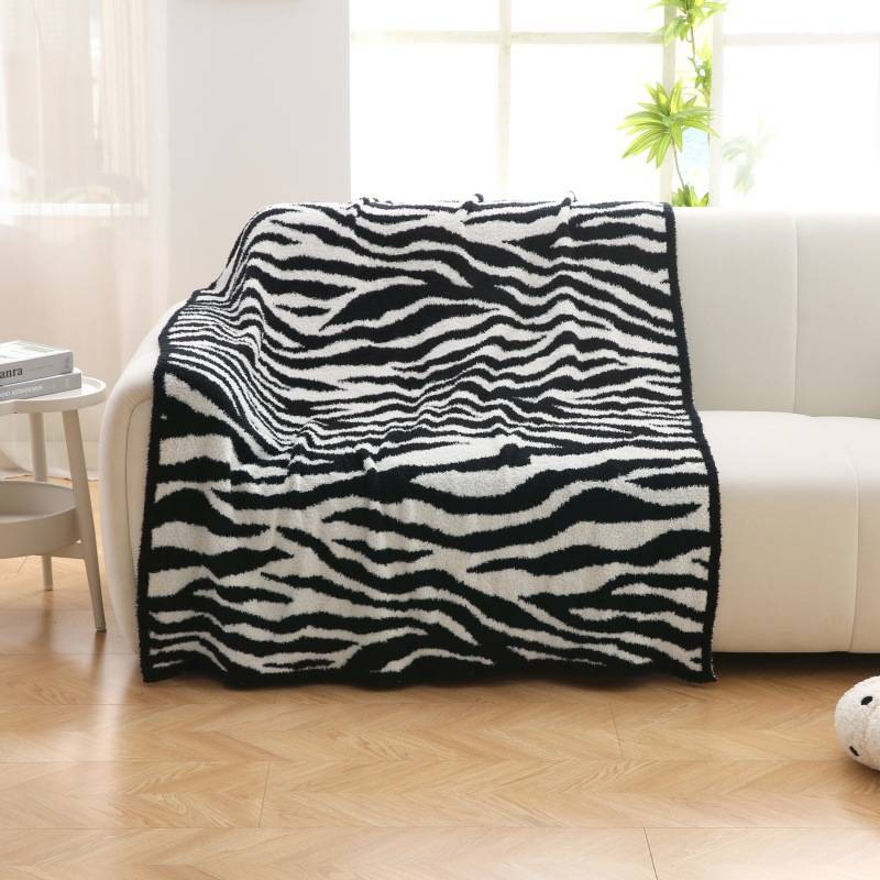Extra dicke Winterdecke, doppelseitig, Fleece, stricken, weich, warm, für Sofa, Nickerchen, Geschenke_voghion.com