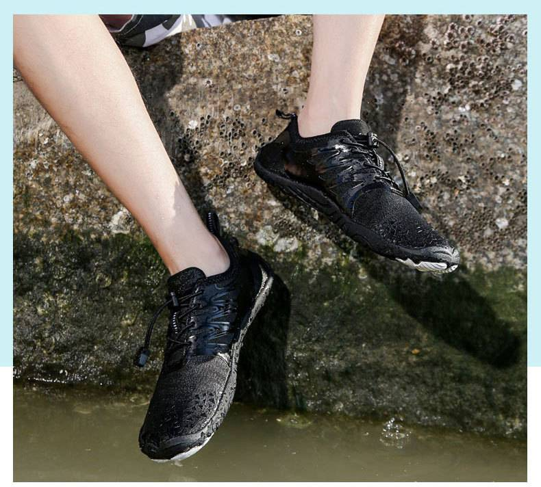 Unisex Quick-Dry Water Shoes – Lightweight Anti-Slip Aqua Shoes For Hiking, Beach, Gym & Outdoor Activities, Breathable Elastic Upper_voghion.com