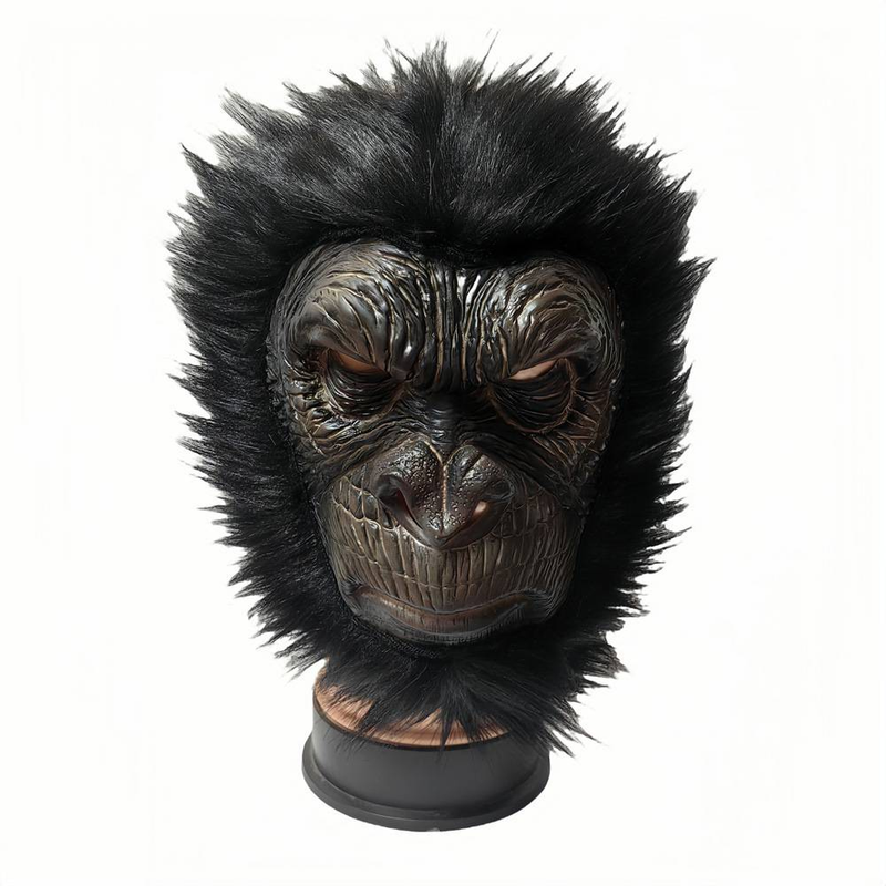 Party Masks Rise Of The Planet Of The Apes 4 Chimpanzee Mask Half Face King Kong Headgear Halloween Carnival Masquerade Gorilla Mask_voghion.com