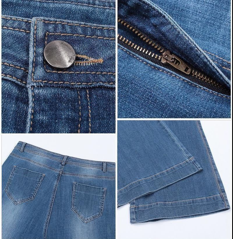 Jean évasé rétro pour homme – Pantalon bootcut en coton mélangé légèrement extensible (26-40) – Pantalon taille haute vintage à pattes d'éléphant pour le disco et le streetwear_voghion.com