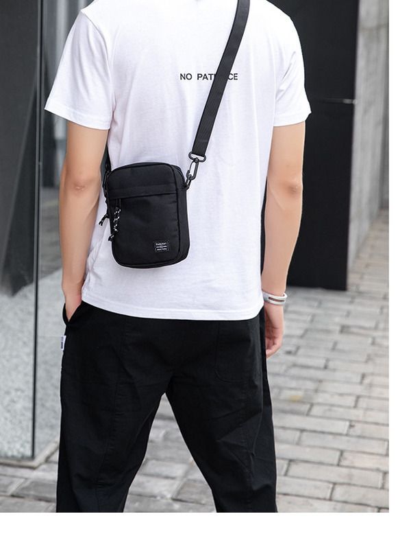 Men's Extra One Mini Hanging Bag, Trendy Brand Straddle Small Backpack, Lightweight Boys' Cross Shoulder Bag_voghion.com
