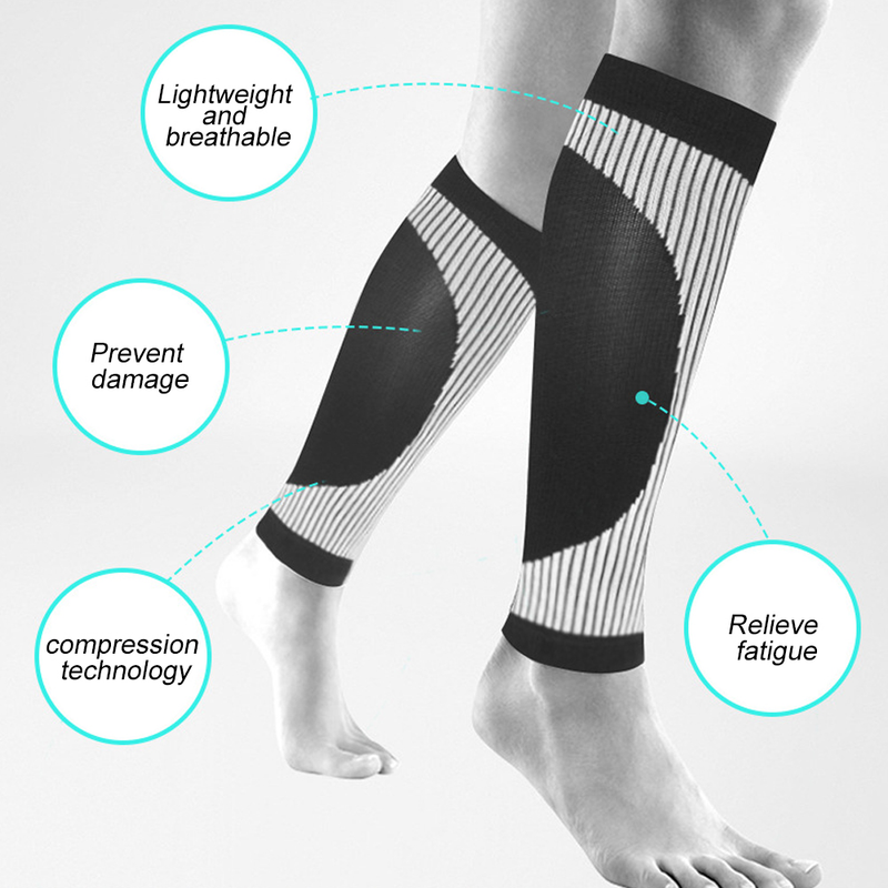 Pair Compression 1 Calf Sleeves (20-30mmHg) for Men & Women-Perfect Option To Compression Socks for Runnin_voghion.com