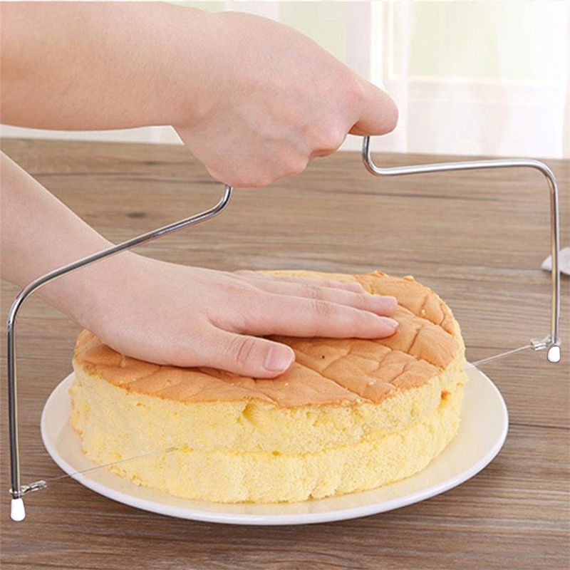 1/2Pcs Einstellbare Höhe Linie Kuchen Cut Slicer Einstellbare Edelstahl Kuchen Dekorieren Form DIY Backformen Küche Kochen Werkzeug_voghion.com