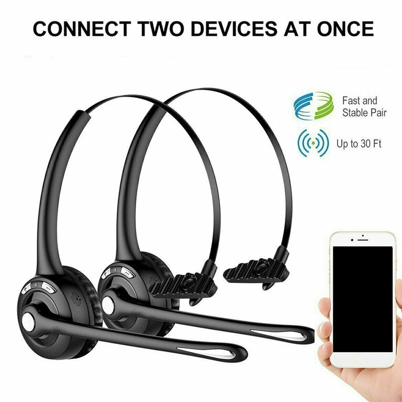 M6S Earphone Easy Connecting Reduction Stereo Surround 180 MAH 5V Charging Voltage Call ABS Wireless Bluetooth Headset_voghion.com