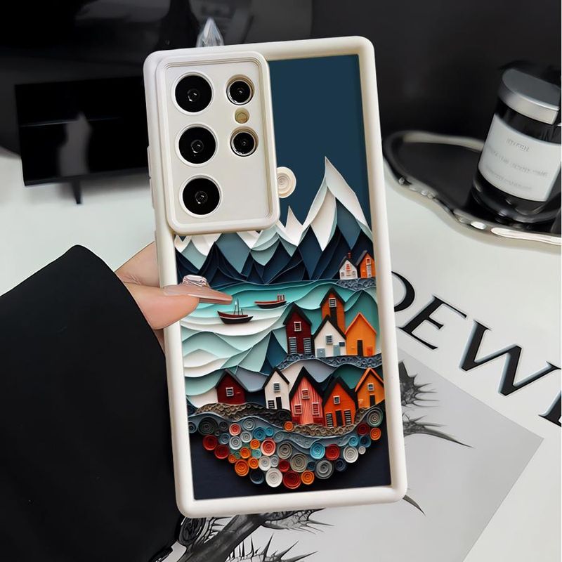 Telefon Fall Für Samsung Galaxy S25 Ultra S24 S22 Plus S23Ultra S20 FE S21 Stoßfest Abdeckung Funda Sommer Sky Suspension_voghion.com