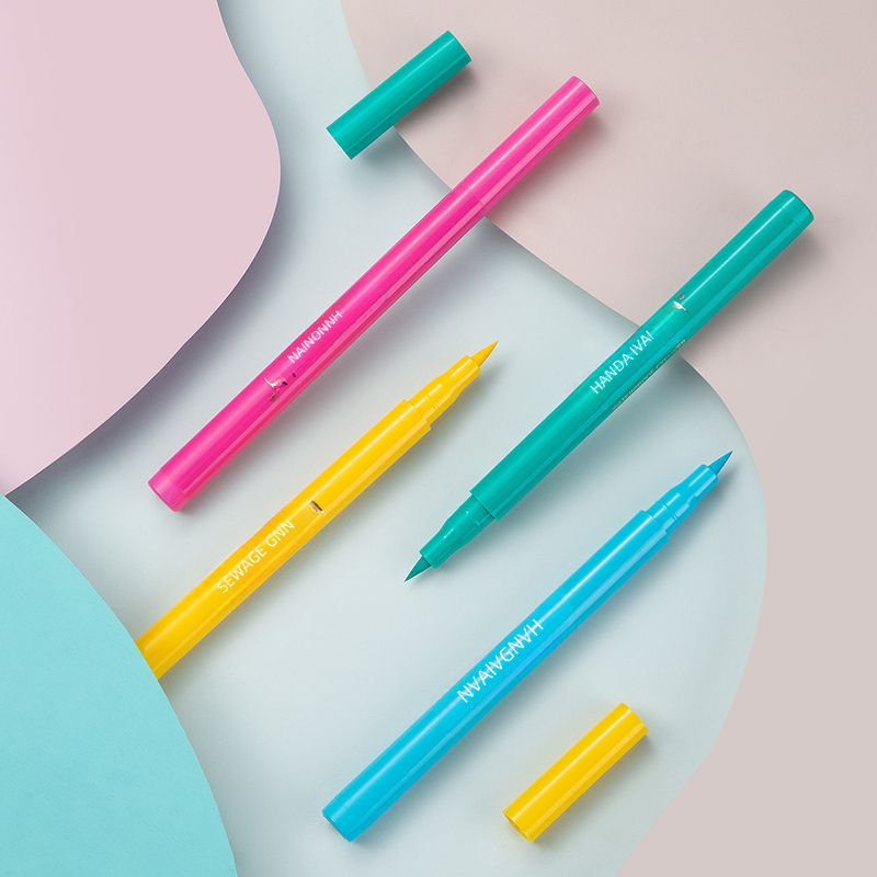 esplosivo handaiyan12 colore opaco asciugatura rapida non facile da sbiadire eyeliner colorato set trucco performance_voghion.com