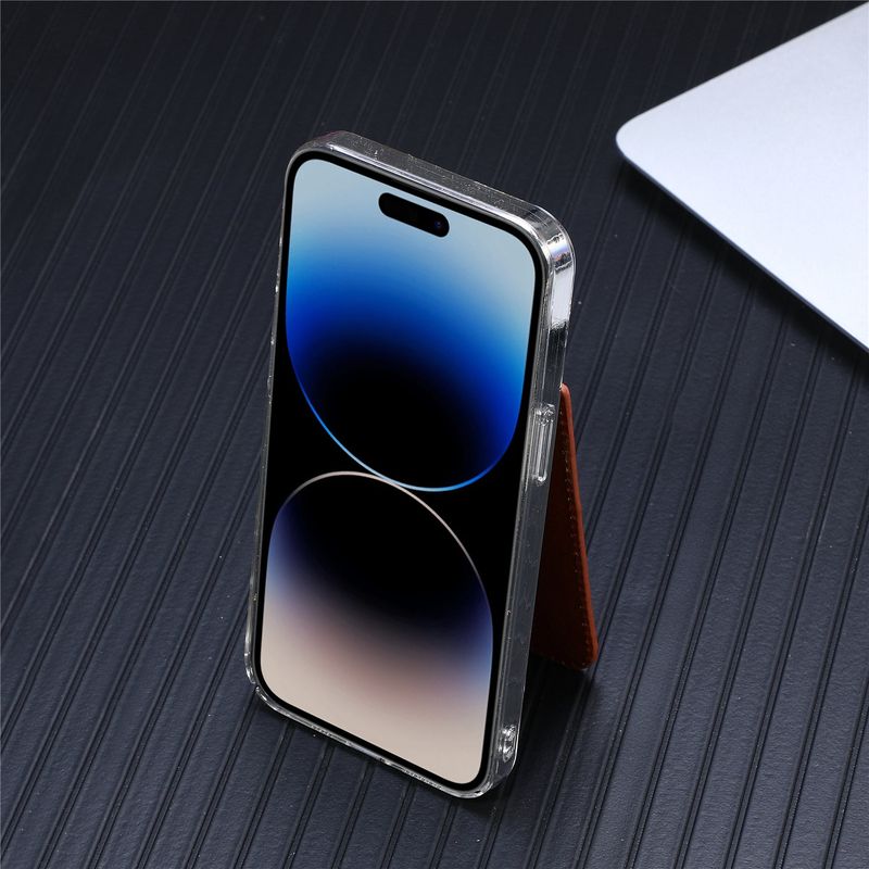 TechGlobe Universal Bag Slot Stand Zipper Phone Holder Back Sticker 3M Adhesive Multi-Function Card Case Wholesale_voghion.com
