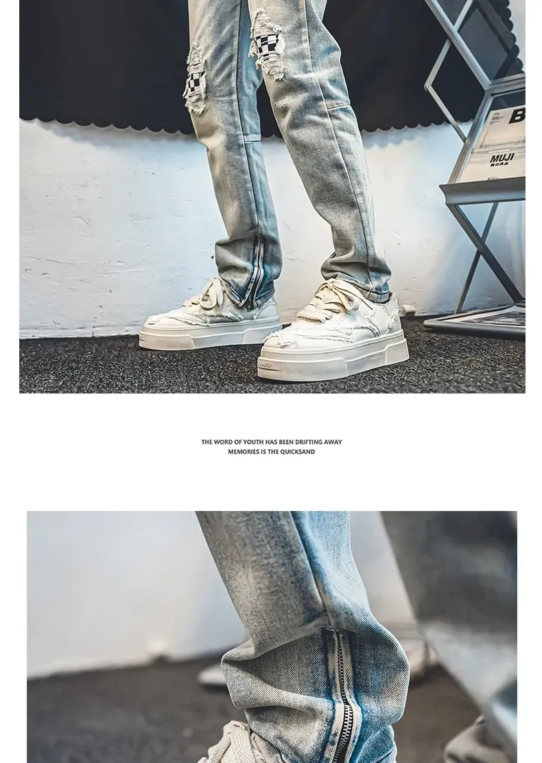 Summer Breathable Canvas For Male Students Versatile Niche White Trendy Shoes B0bd_voghion.com